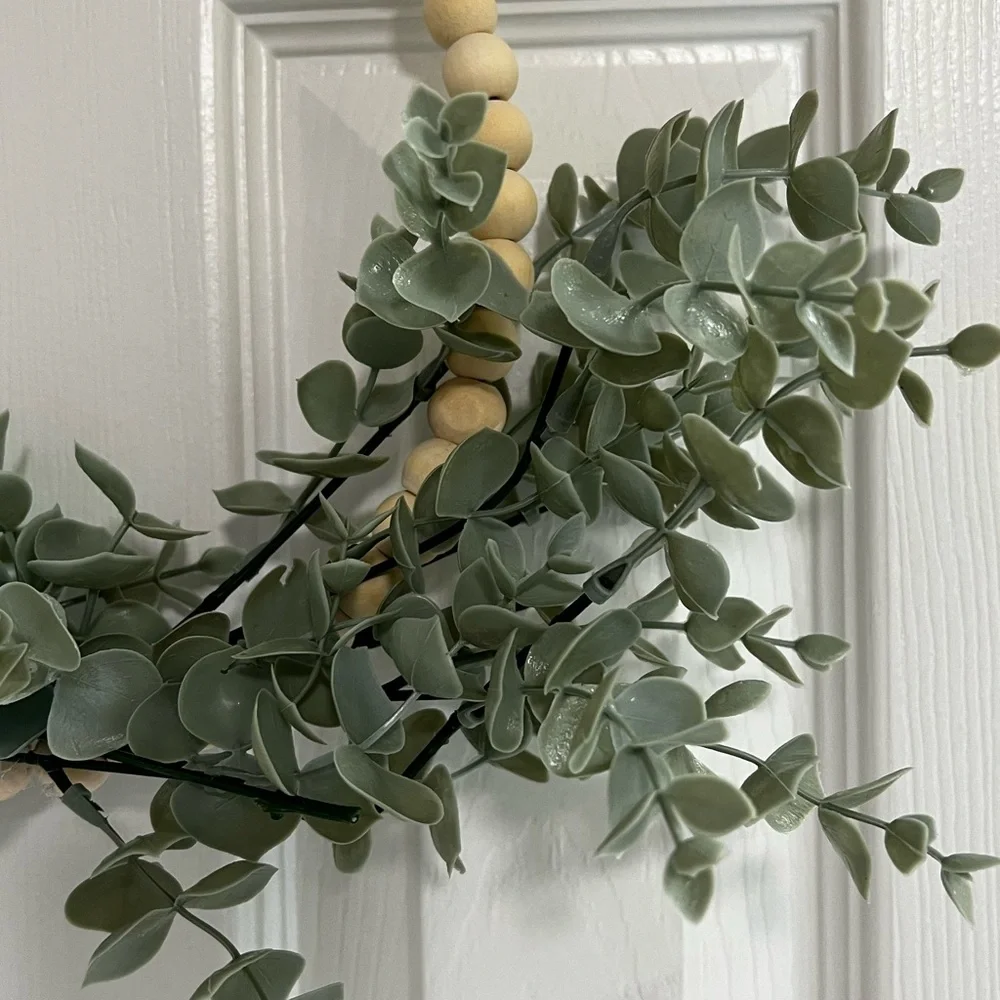 Easter Egg Wreath with Greenery